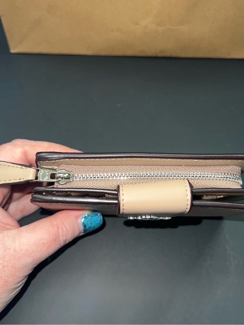 NWT COACH Rainbow Sand Multi Signature Small Wallet - Picture 6 of 9